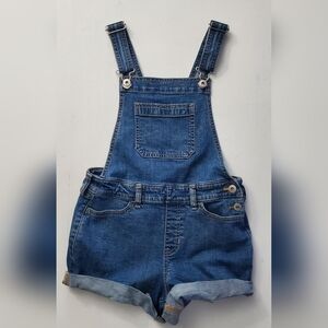 Abercrombie Kids Denim Shorts Overalls - Kids Size 11/12